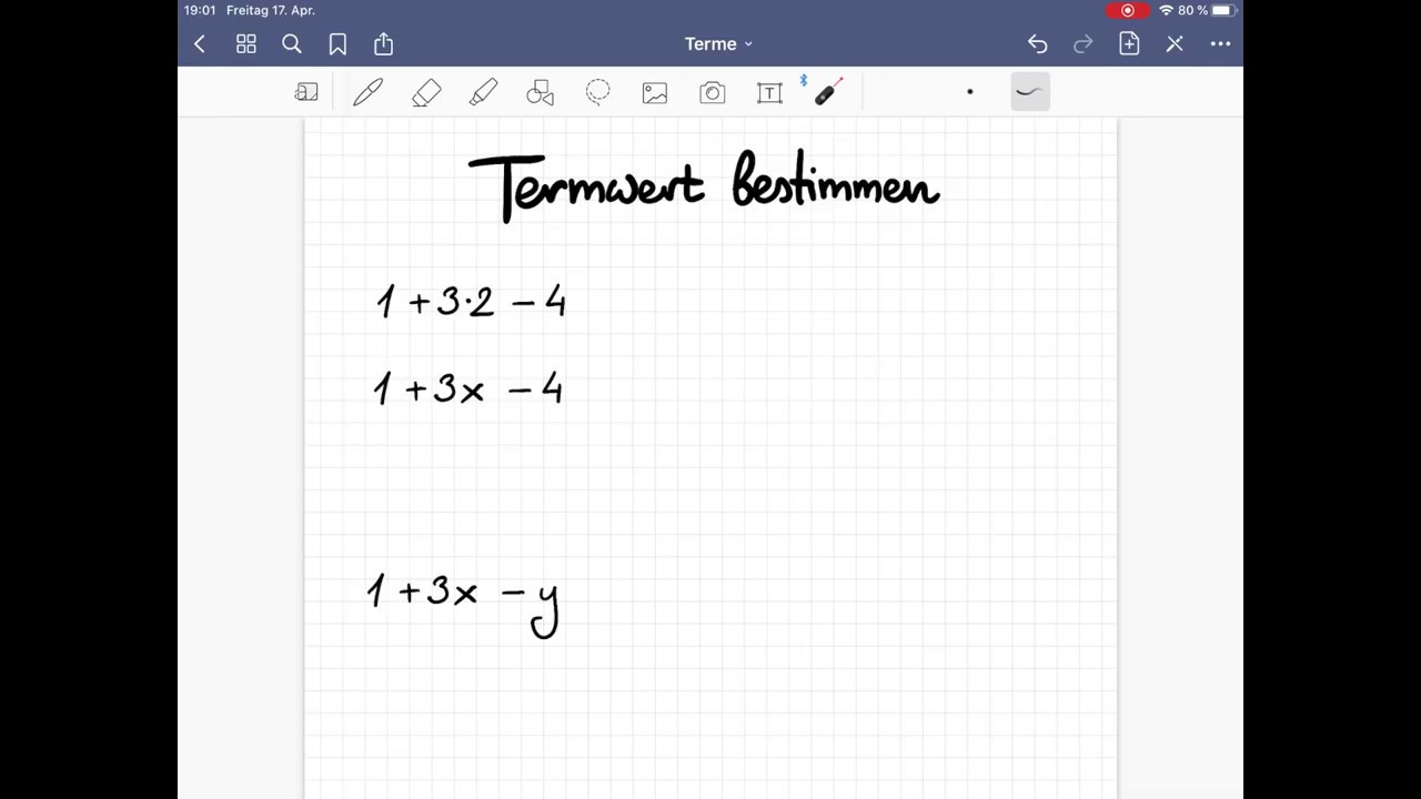 01. Terme — Termwert bestimmen