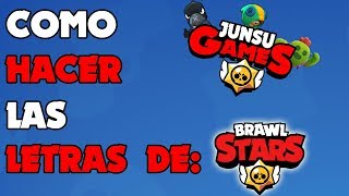 Como Hacer Las Letras De Brawl Stars Para Tus Miniaturas - Junsugames