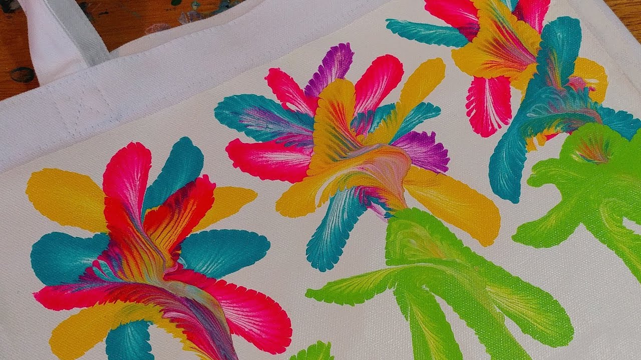 Review Of Arteza Fabric Paint For Use By Pouring Artists! (325) YouTube