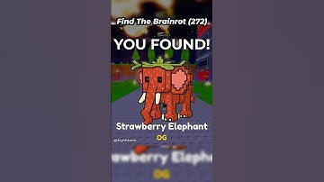 How do you get a strawberry elephant in Steal the Brainrot? #brainrot #roblox