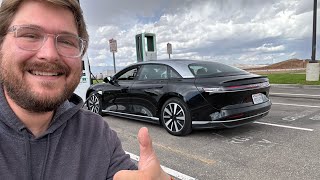 My First Lucid Air Road Trip Heading From Palm Springs To Colorado!