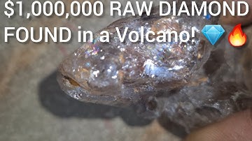 I Found a $1,000,000 Raw Diamond in a Volcanic Mountain | 650 Carats of Pure Wonder!