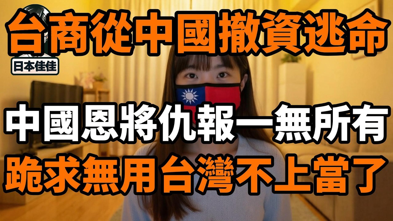 台商以前所未有的速度從獨裁中國撤資逃命，中國恩將仇報如今一無所有，哪怕跪求也沒用了，台灣不再上當了