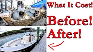 restoring a boat!! total cost!