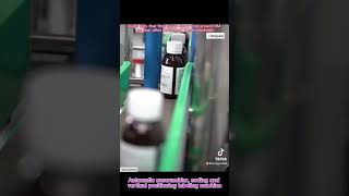 Automation production linear, show of unscrambler, inkjet coding, labeling machine for the line #fyp