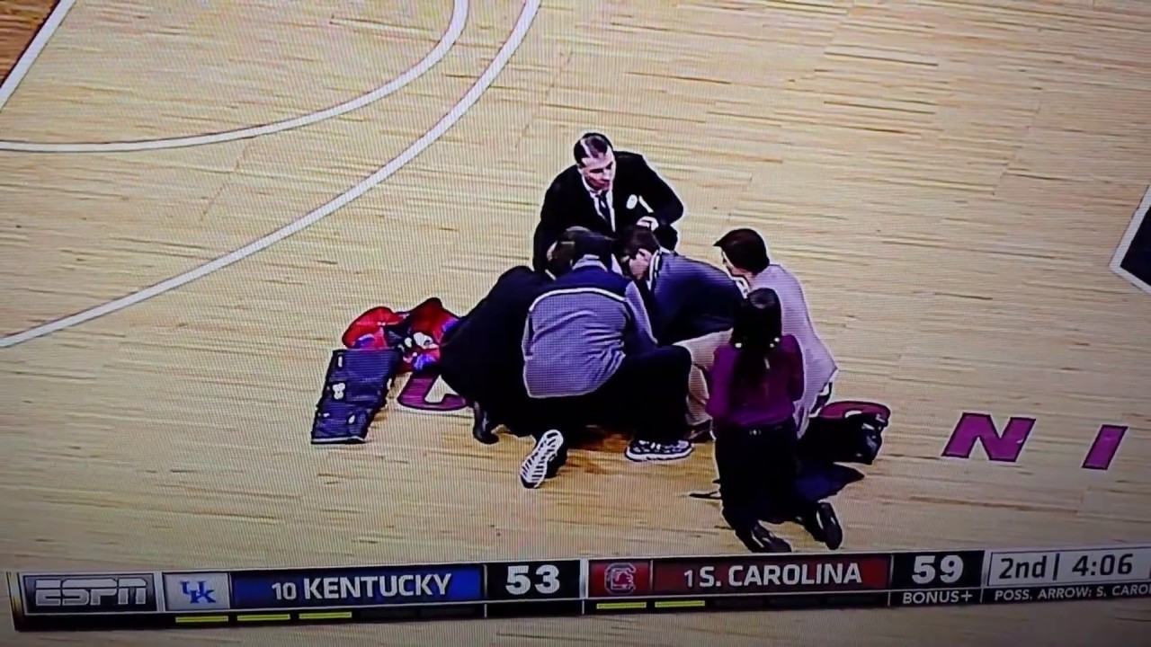 Nasty Leg Injury Womens Basketball YouTube