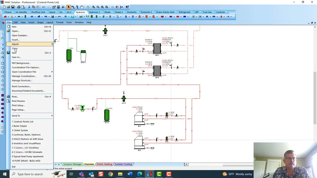 Controls Point List Easy with HVAC Solution