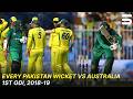 Every Pakistan Wicket vs Australia | 1st ODI, 2018-19 | Pakistan vs Australia | MR1H