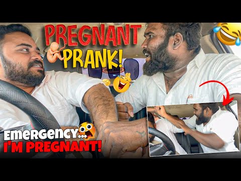 Pregnant Prank 🤣 | funny traps | Car fooling | Tamil Taxi Car Pranks 