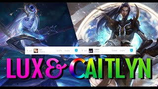 UZI | Top 1 Bot Combo: Lux + Caitlyn!!!