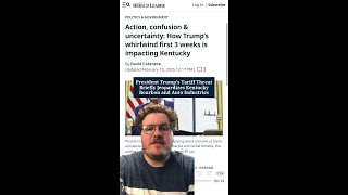 President Trump's Tariff Threat Briefly Jeopardizes Kentucky Bourbon and Auto Industries