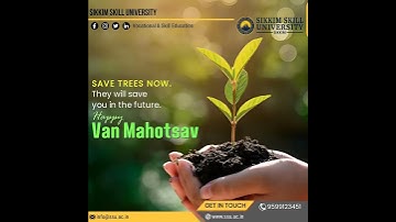 Greening the Future: Sikkim Skill University Celebrates Van Mahotsav with a Call to Nurture Nature!