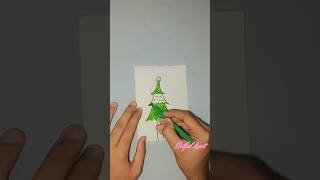 Christmas tree🎄#christmas #tree #drawing #shorts #shortsfeed