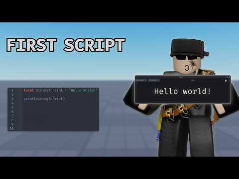 Dein erstes Roblox-Skript [Anfängerserie #1]