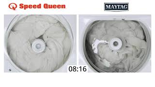 Large Load Comparison: Speed Queen® vs. Maytag®