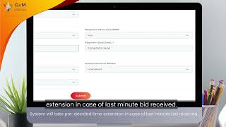 Forward Auction Creation and Monitoring on GeM