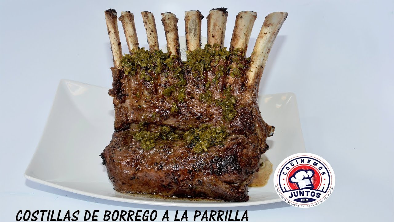 Costillas de cordero o borrego asadas con salsa chimichurri / Sous vide. -  YouTube