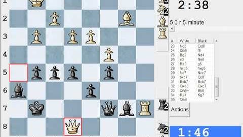 Chess World.net: LIVE Blitz #1672 vs eltrain2006 (2074) - Réti: King