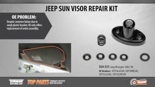 Highlighted Part: Sun Visor Repair Kit for Select Jeep Wrangler Models screenshot 5