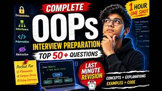 🔥OOPs Complete Placement Preparation Questions | Class, Object, Inheritance, Polymorphism