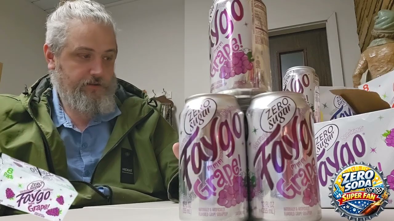 Zero Soda Super Fan Sips, Slams, and Rates Faygo Zero Grape Soda 