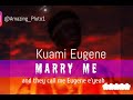 Kuami Eugene Marry Me Lyrics Official Lyrics Video Mr Amazing Lyrics mp3