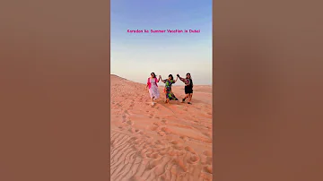 Glimpse of “Karodon ka Summer Vacation”in Dubai .Day 1 -Desert Safari .
