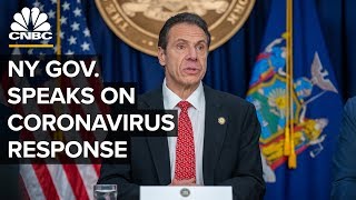 New York Gov. Cuomo holds a briefing on the coronavirus outbreak - 4\/17\/2020