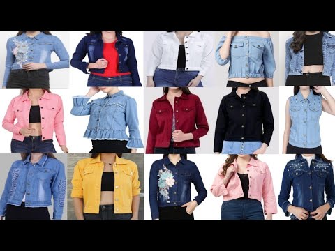 Denim jackets different colours for girls | Stylish denim jacket| Latest jeans denim jacket for