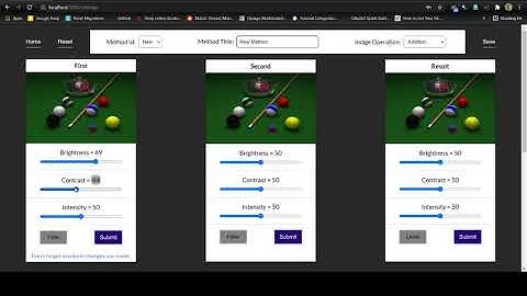 Web App - Photo Editing