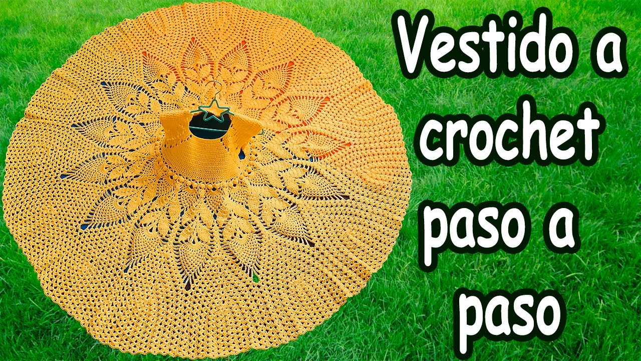 Tutorial vestido a crochet o ganchillo para niña parte #1