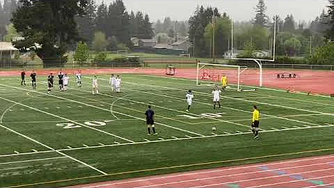Max Schaffer #4, center back, Mountain View HS var...
