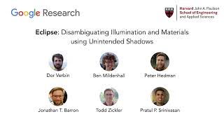 Eclipse: Disambiguating Illumination and Materials using Unintended Shadows