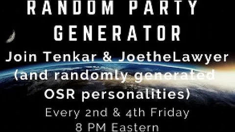 Random Party Generator with Special Guest James Ra...