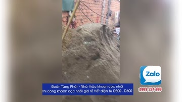 Khoan cọc nhồi công trình nhà ở kết hợp văn phòng tại 59 Cao Thắng, P3, Quận 3, TP Hồ Chí Minh