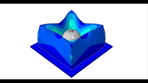 Abaqus Tutorial: Modelling of Ball Impacting on Foam using Abaqus Hyperfoam material model #abaqus.