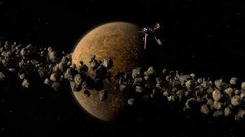 asteroid belt animation