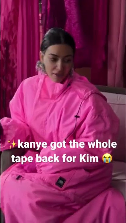 kanye got the whole tape back for Kim from Ray J😭#kimkardashian #kanyewest