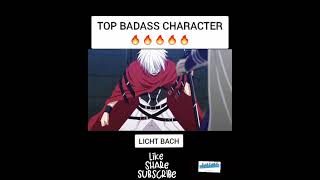 TOP BADASS ANIME | CHARACTER | LICHT BACH | PLUNDERER | TOP ANIMES | #shorts #animes #anime