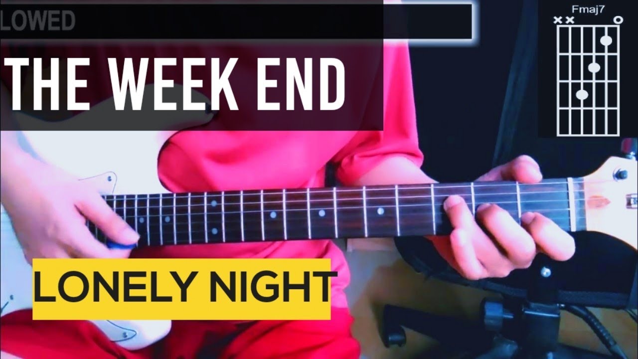The Weeknd   A Lonely Night EASY CHORDS GUITAR TUTORIAL