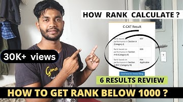 How cdac ccat rank calculate ? How to get cdac ccat rank under 1000? Cdac exam preparation.RealWajid