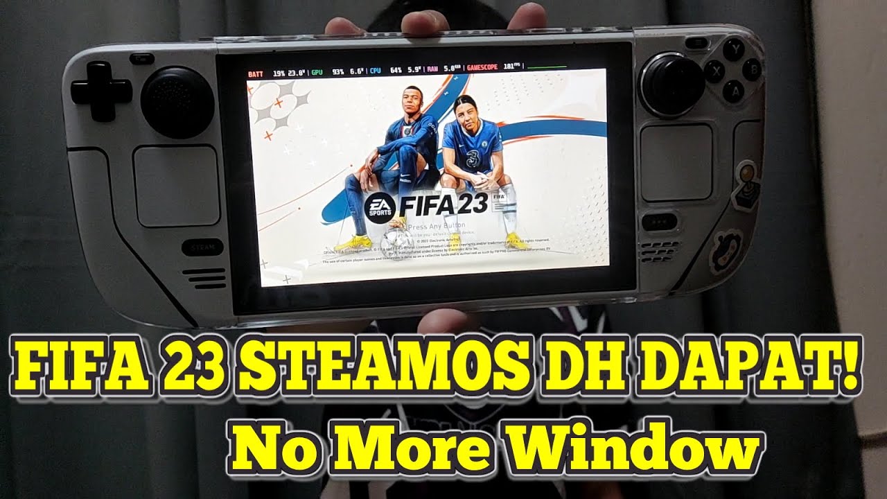 Steam Deck EA Sports Fifa 23 SD Card 60 FPS Gameplay EA Play Version Steam  OS