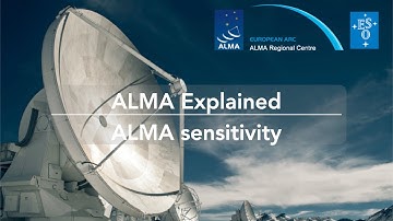ALMA explained: ALMA sensitivity