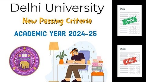 DU 📋New Passing Criteria | NEP | Absent | ER | Academic Year 2024-25 | @theopencampus  💌
