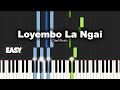 Gael Music - Loyembo La Ngai | EASY PIANO TUTORIAL BY Extreme Midi
