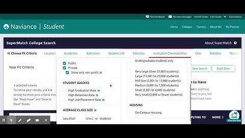 Naviance - Super Match College Search