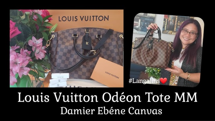 Louis Vuitton, Bags, Louis Vuitton Odeon Tote Mm Satchel Bag Shoulder Bag  Damier Ebene Noir N45283