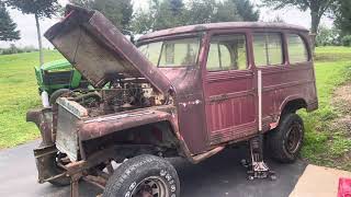 1961 Willys Wagon rescued