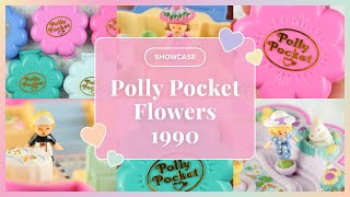 Vintage Polly Pocket Flowers 1990: Restaurant, Garden, Flower Shop, Water Park, Fifi's Apartment
