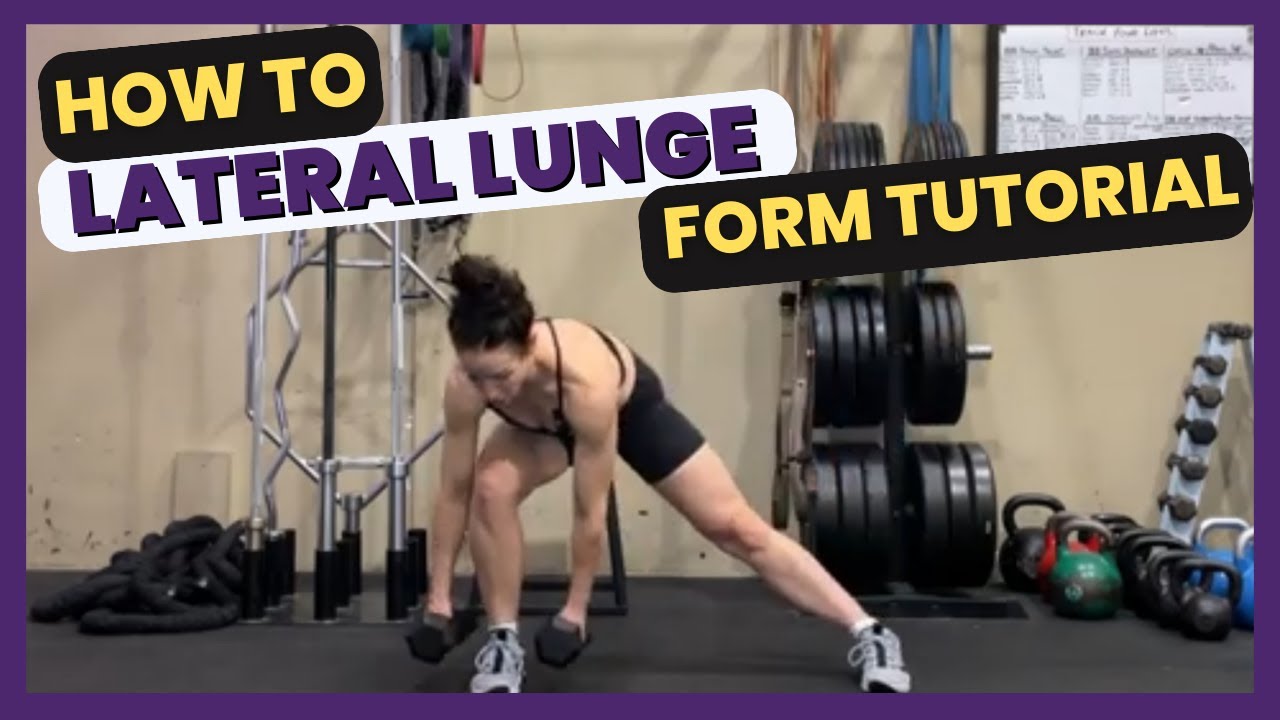 Dumbbell Lateral Lunge Tutorial | How To Do a Side Lunge - YouTube